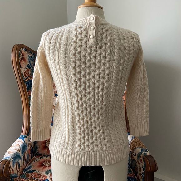 Creamy Knit Wool Sweater J Crew - Picture 4 of 7